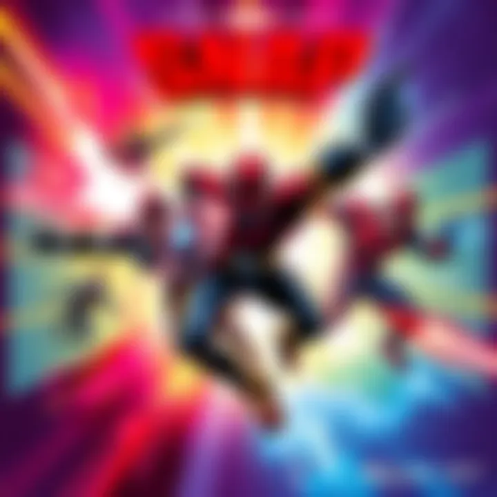 New Marvel Snap Variant Cover A colorful new variant cover for Marvel Snap featuring popular characters in action poses
