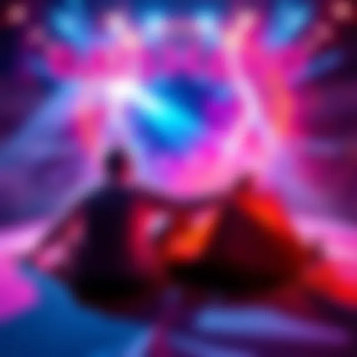 Fresh and colorful meta designs showcased with vibrant patterns and graphics, representing new trends.