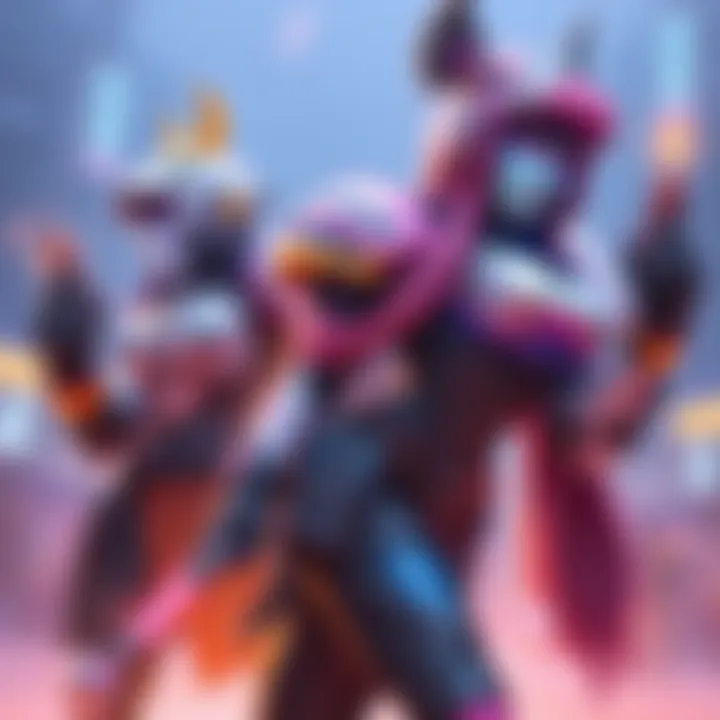 Concept art for upcoming Overwatch skins including Void Walker, Rainy Day, and Mei's Mythic Skin.