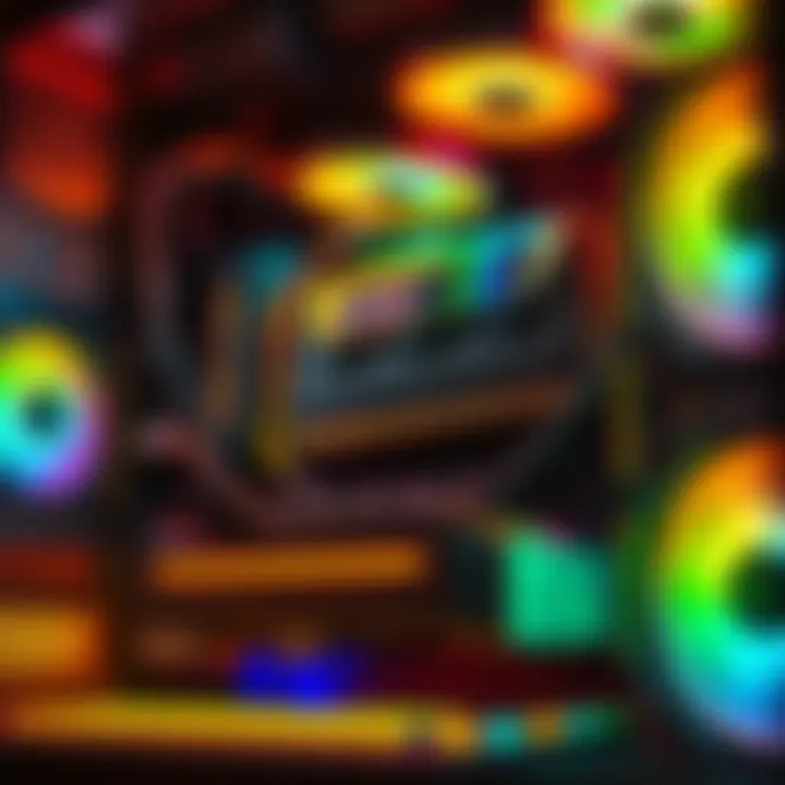 A modern computer setup with a focus on RAM modules, highlighting the impact of rising RAM prices on consumer choices.