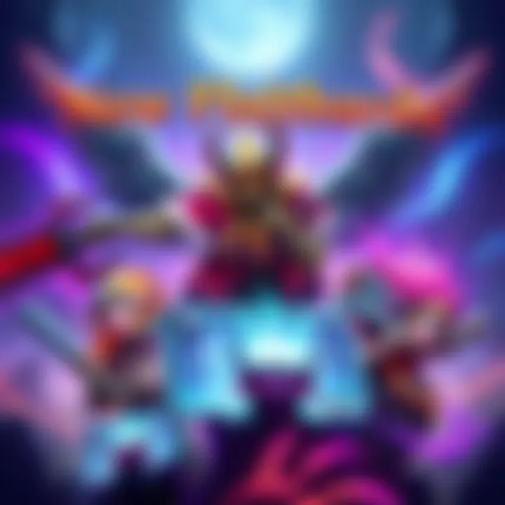 A vibrant display of new cards for Whizbang decks, focusing on hunter and Druid classes, with bright colors and exciting designs.