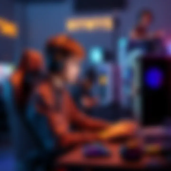 A new player sits at a gaming setup, looking confused and frustrated after losing to bots, despite having top gear.