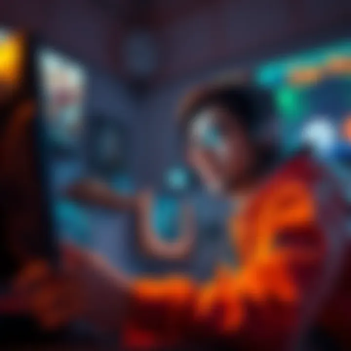 A new player looks at their game screen, pondering strategies for managing items and teamwork in topside gameplay.