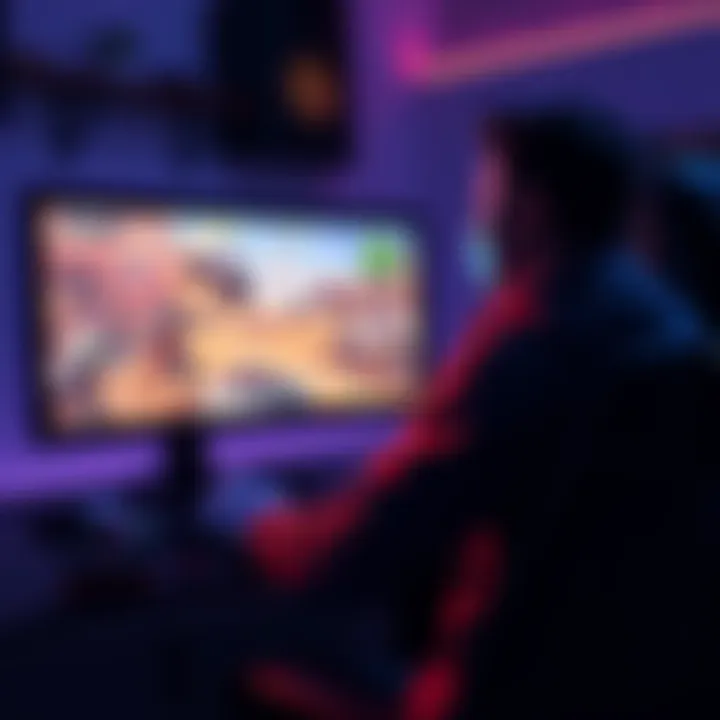 A new player enjoying Overwatch 2 gameplay on a computer with action on the screen