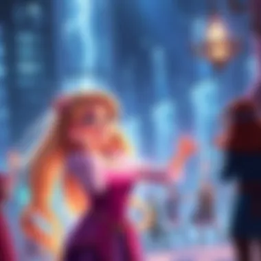 A graphic showing new players deciding between getting a Rapunzel wallpaper and collecting free units