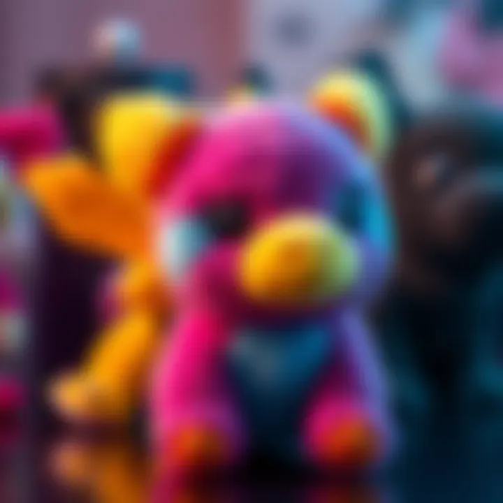 A new cute Pokémon plushie featured in a reveal from the podcast episode, showcasing its colorful design and soft texture.