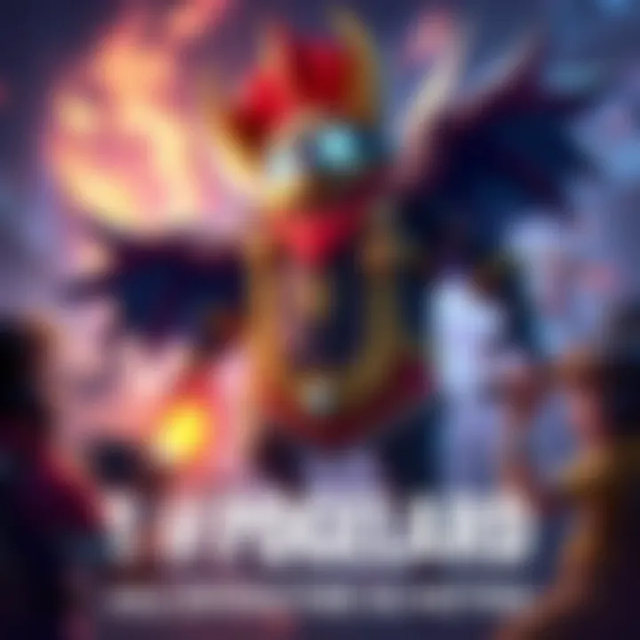 A powerful new card depicted in a fast-paced gaming environment with players showing mixed reactions to its impact on gameplay