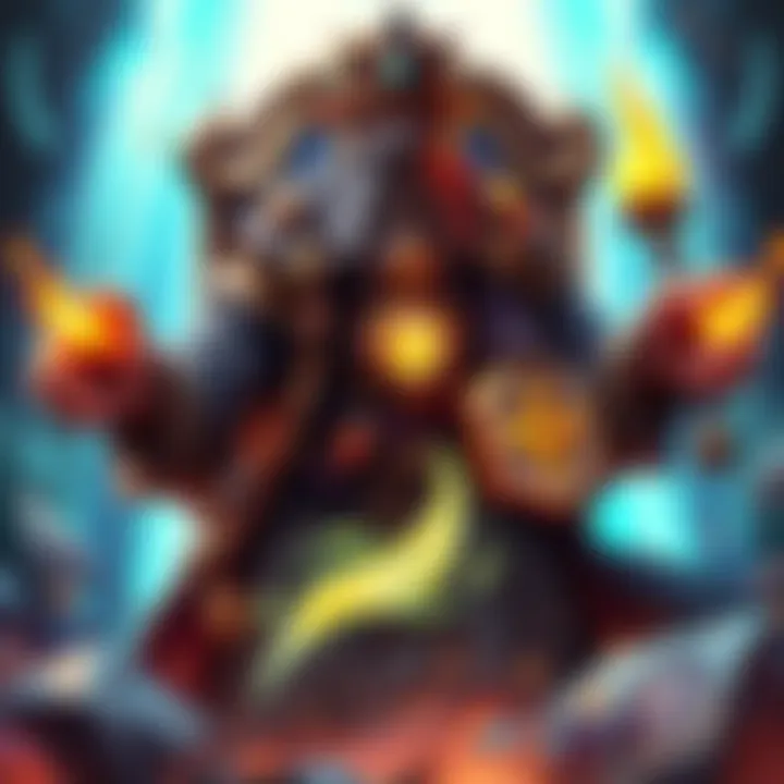 A new priest legendary card showcasing its health and attack features in a handbuff strategy context.