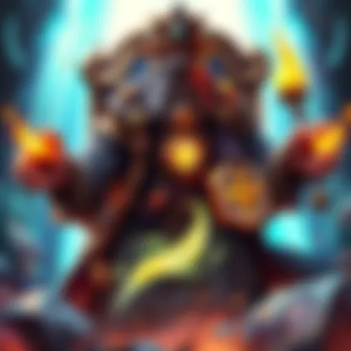 New Priest Legendary Card A new priest legendary card showcasing its health and attack features in a handbuff strategy context.