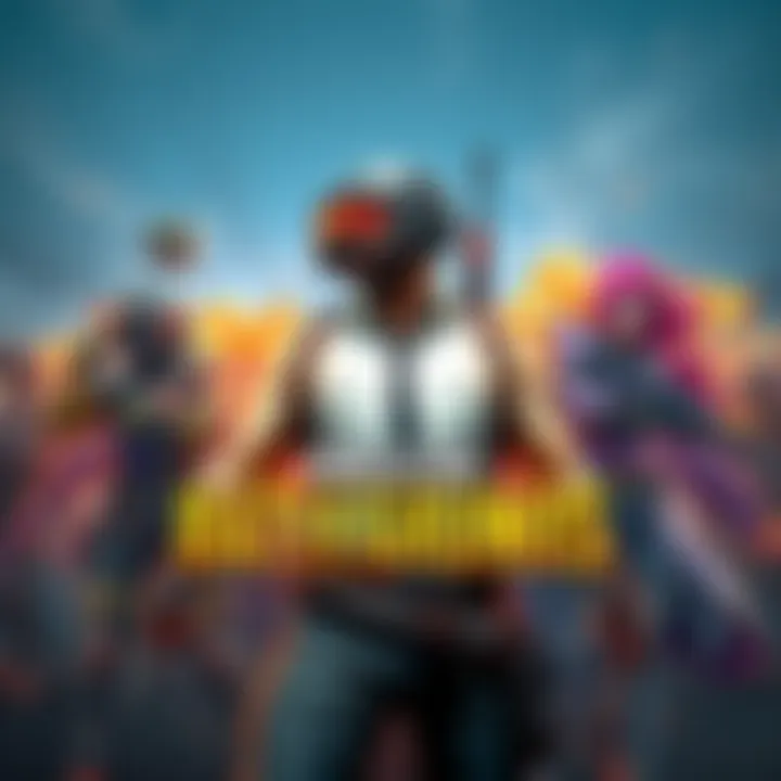 A colorful display of new PUBG skins inspired by ChatGPT, showcasing unique designs and elements for players.