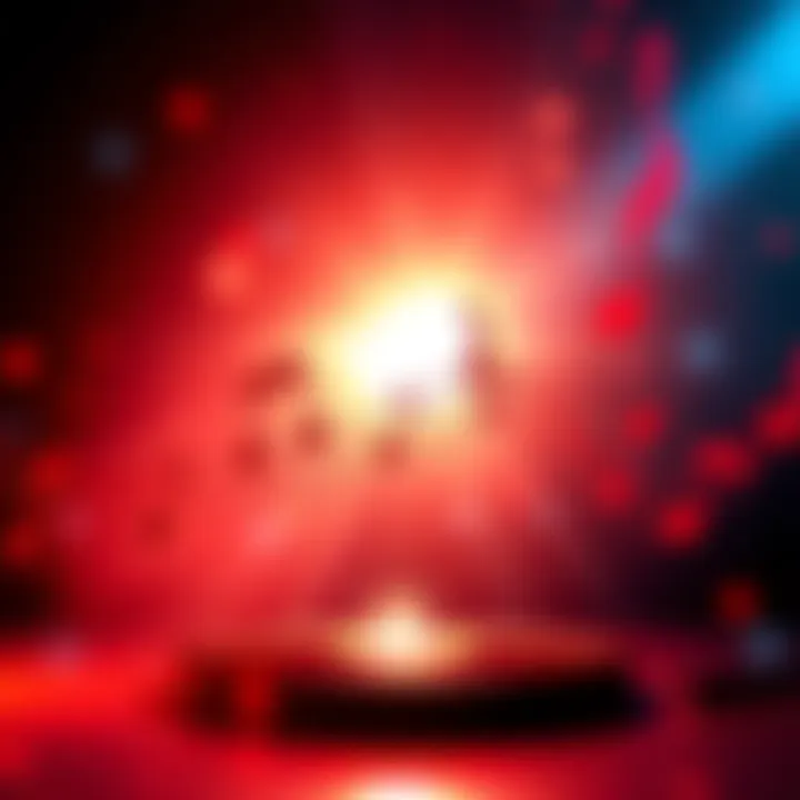 A vibrant cover art featuring musical notes and a bright background, symbolizing high-quality music production.