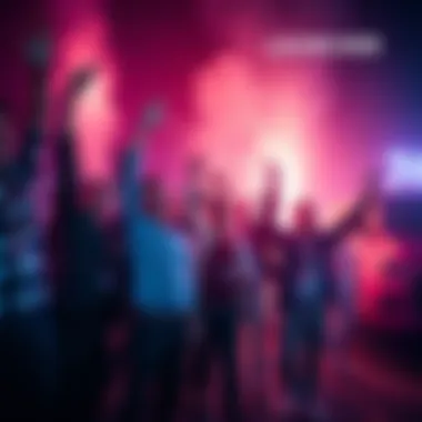 A team of people celebrating the launch of a new roadmap with a bright future ahead.