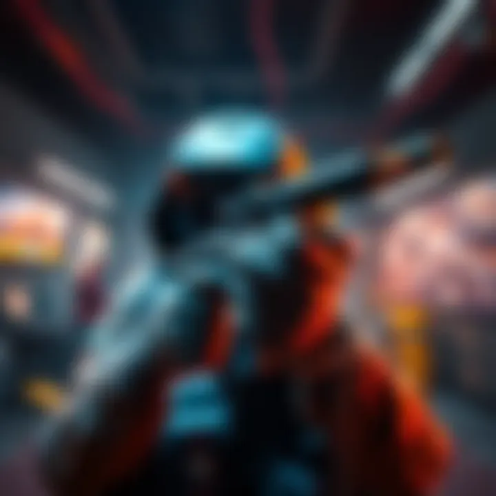 A player showcasing a newly found RPD with distinctive ammunition in a gaming environment