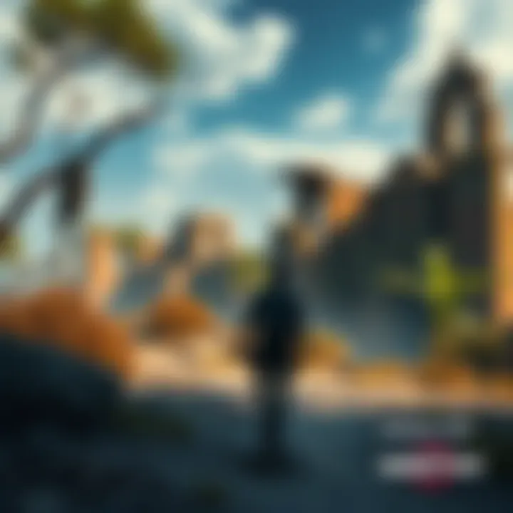 Artwork featuring a character exploring a post-apocalyptic environment with ruins and nature reclaiming the landscape, hinting at a new single player adventure from Naughty Dog.