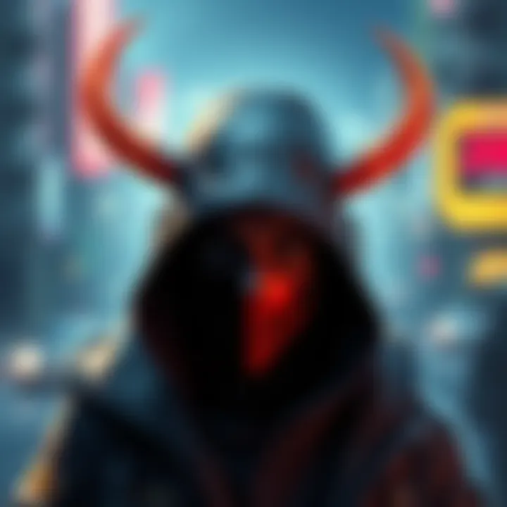 Character showing new skin option with no headgear, highlighting the absence of a mask