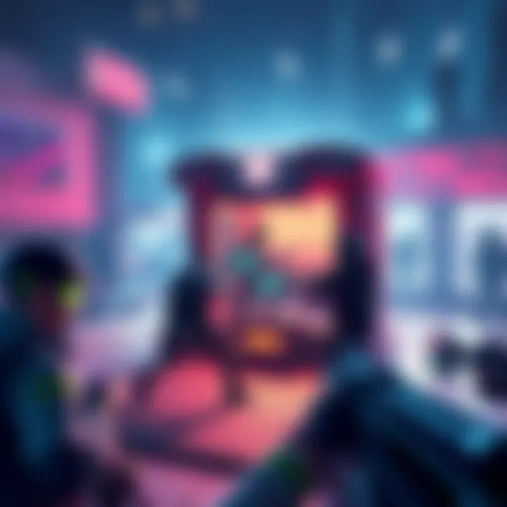 Illustration showing players using innovative spawn camp technology during the Heavy Hitters event