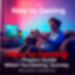 A person sitting on a couch, excitedly playing a video game on a console with a controller.