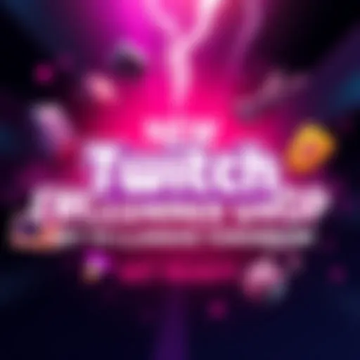 Graphic showing a Twitch logo with gaming elements and the text announcing a new drop for exclusive rewards.