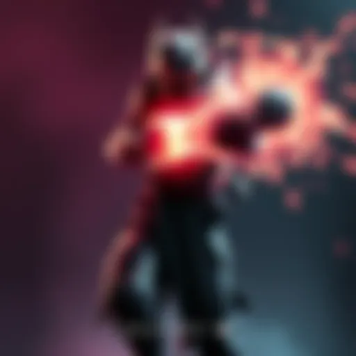 A Void Hunter character in Destiny 2 prepares to unleash a new melee attack surrounded by energy effects.