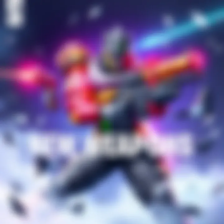 Esiemo character showcases new weapon designs with vibrant gear, highlighting the Onslaught mode in action
