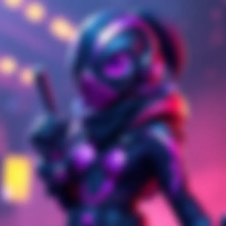 New Widow Skin A character in a cute and colorful new Widow skin, showcasing its playful design.