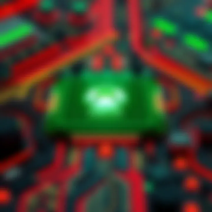 Concept art showing new Xbox chips for future gaming consoles and devices, emphasizing backward compatibility and gaming innovation.