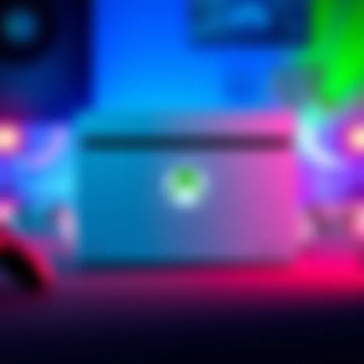 New Xbox Console Announcement Concept art of the new Xbox console with a modern design and Game Pass logo