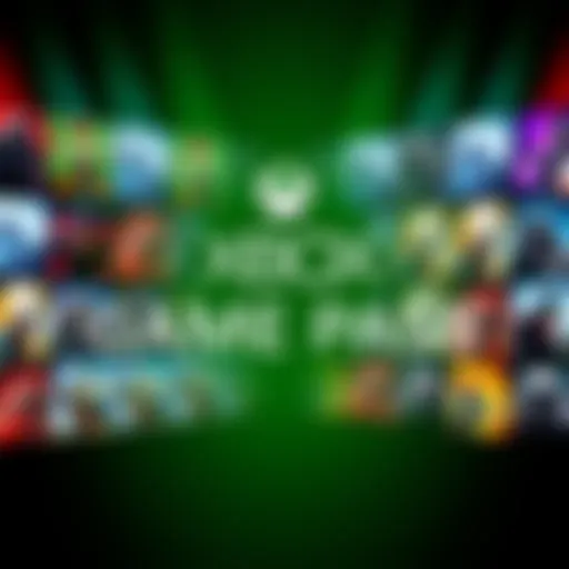 A collage of various game covers for new titles coming to Xbox Game Pass