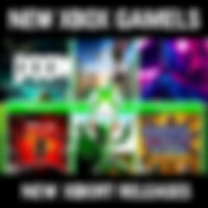 New Xbox Game Releases A collage of new Xbox game covers including DOOM: The Dark Ages, Everspace 2, Palia, and Shovel Knight Dig