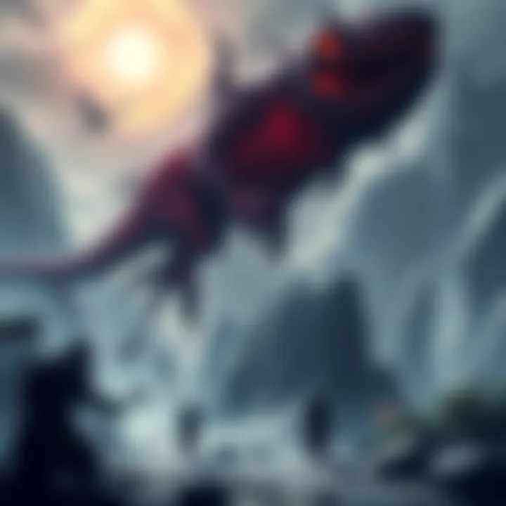 A visual representation showing the increasing difficulty in New Game Plus cycles, with elements from Dark Souls and Elden Ring, including formidable enemies and epic landscapes.
