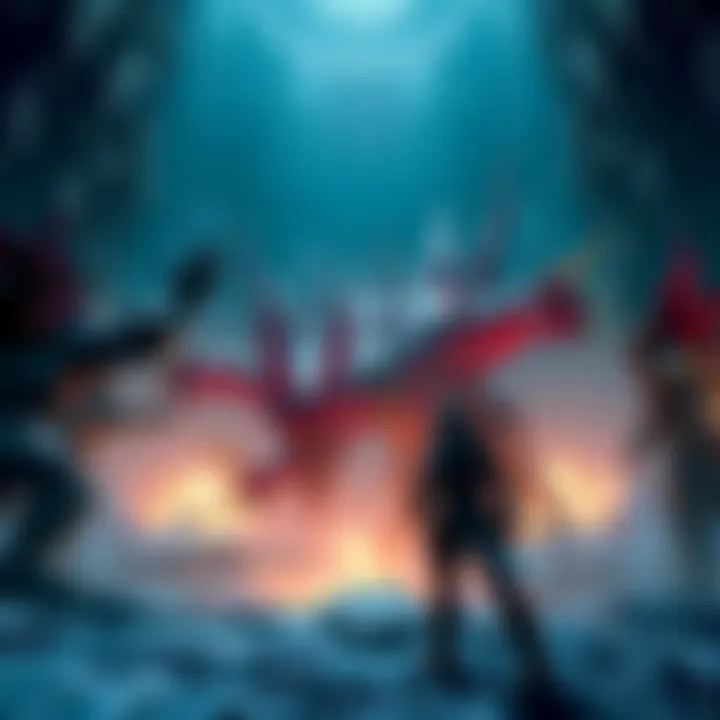 Gameplay in New Game Plus Mode A player faces multiple bosses in a challenging game environment during New Game Plus mode.