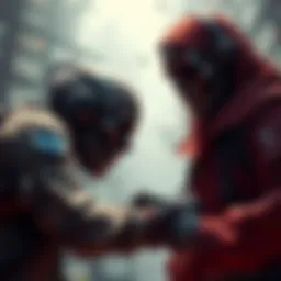 Nicest Survivor Encounter in EGC Gaming A gamer meets a friendly survivor while playing as a ghoul in EGC Gaming, showcasing a warm moment between the two characters.