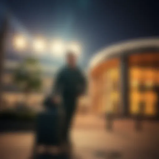 Nico LFT stands with a suitcase outside the Magnifico team headquarters, signaling his departure as he looks toward new opportunities in 2026