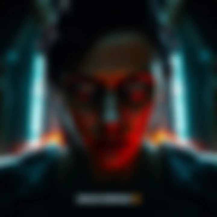 A dark scene showing Nicole's haunting appearance in Dead Space 2 Remake, highlighting her emotional expression and unsettling atmosphere.