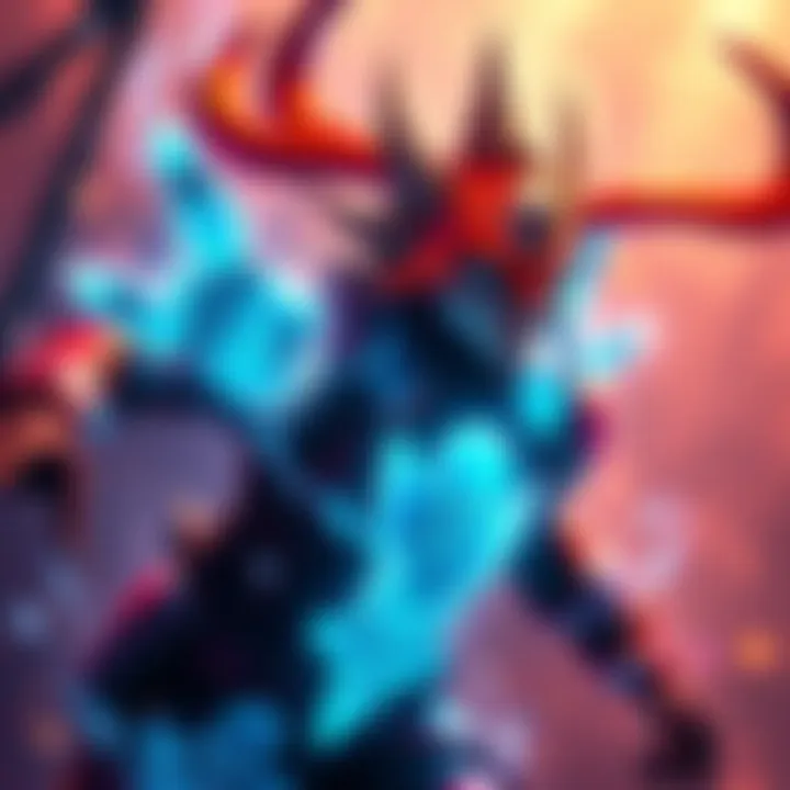 Nidus in action with health boost Nidus character displaying a glow around him, showing increased health from relic cracking bonus, in a vibrant gaming environment