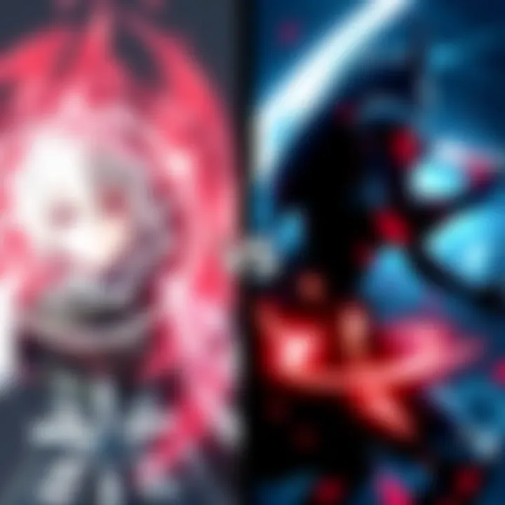 Nier Automata and Stellar Blade Comparison A split screen showing gameplay from Nier Automata on one side and Stellar Blade on the other, highlighting their graphics and combat style.