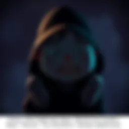 An animated character with a kind expression, speaking the phrase 'Would You Kindly' while surrounded by a shadowy background that hints at a sense of unease and conflict.