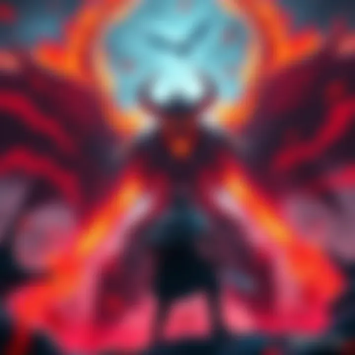 A player battling Nightmare, the final boss in Remnant from the Ashes, with weapons drawn and a dramatic background