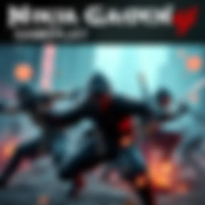 Gameplay scene from Ninja Gaiden 4 showing an action-packed moment with characters and dynamic combat