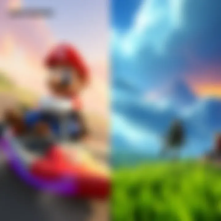 Players frustrated with dim HDR in Mario Kart World and Breath of the Wild, showing comparison images of both games on capable displays.