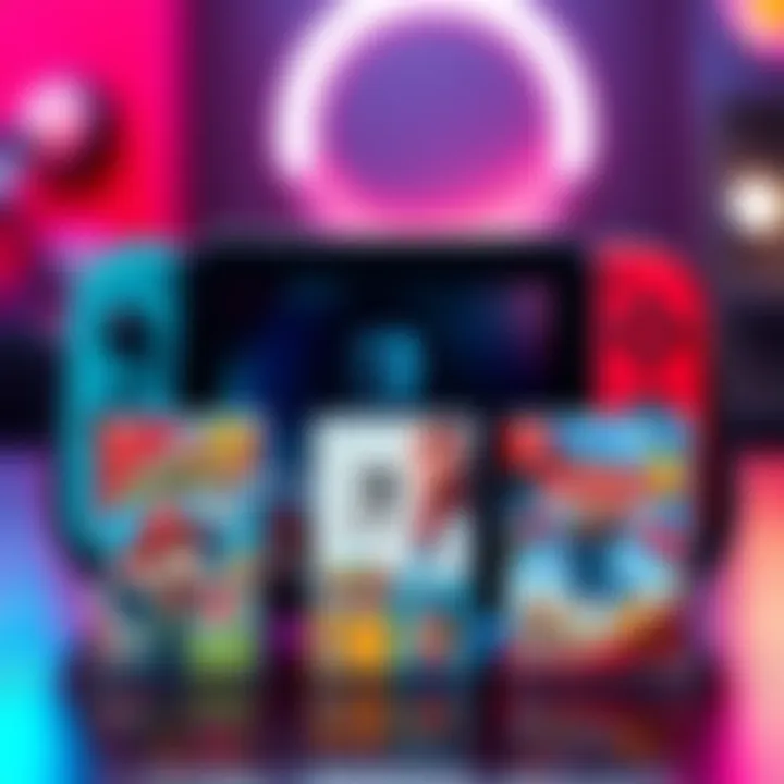 Nintendo Switch 2 Game Cards Nintendo Switch 2 game cards displayed next to the original Nintendo Switch console, showcasing compatibility.