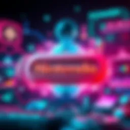A Nintendo logo surrounded by graphics representing generative AI and power consumption issues.