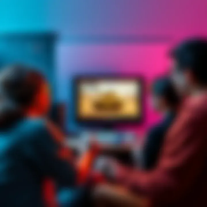 Nintendo DS Tank Game Search A group of people discussing a Nintendo DS tank game on a computer, with a YouTube video playing in the background