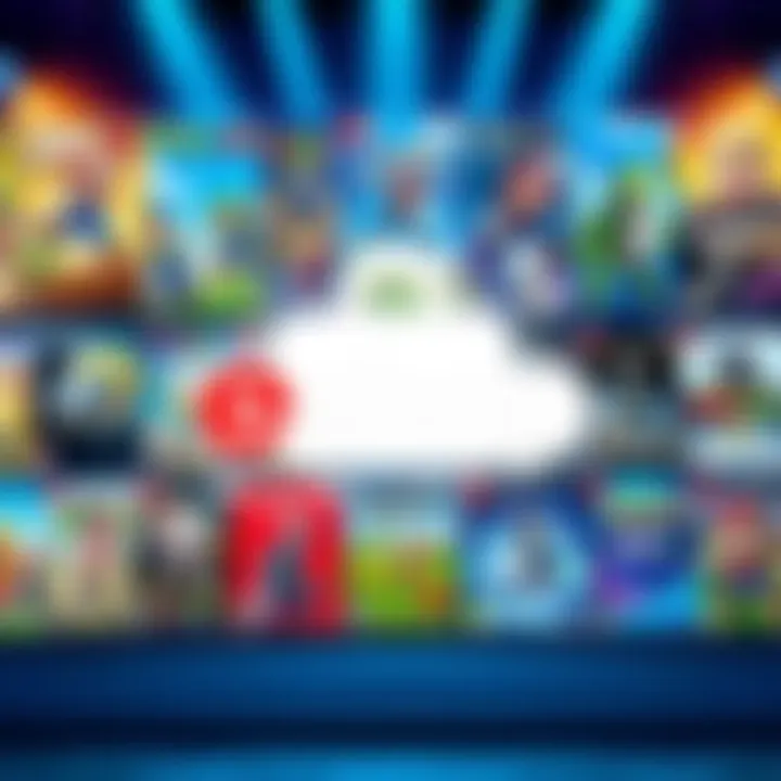 Colorful display of video game covers from new titles on sale at Nintendo eShop Europe