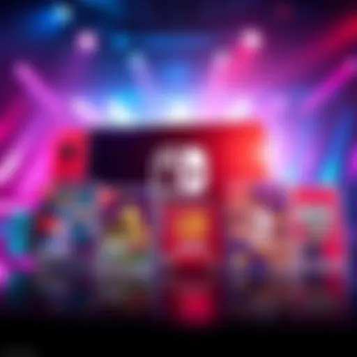 Nintendo logo with Switch games displayed, highlighting stability in physical game prices in the U.S.