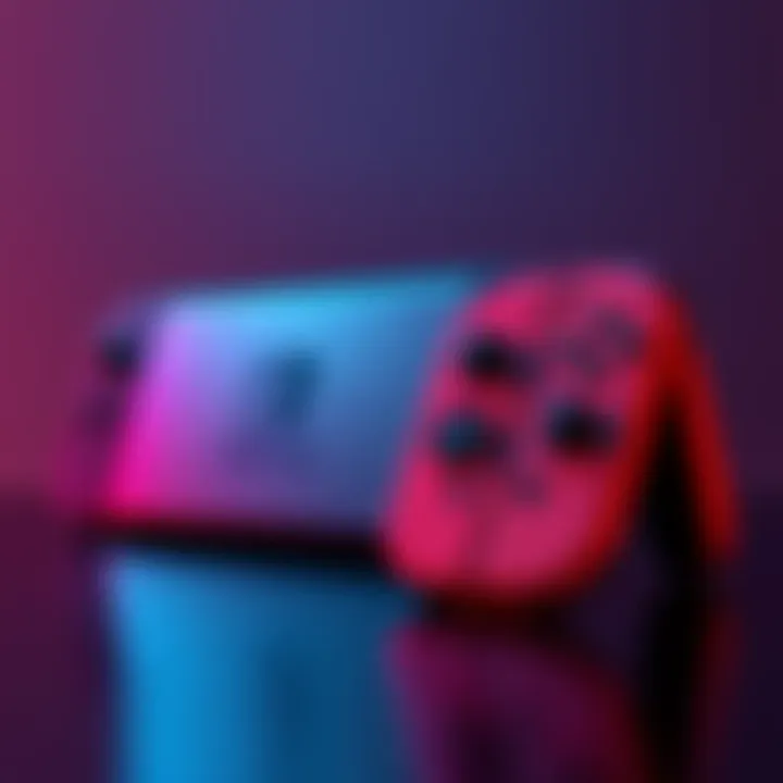 The Nintendo Switch 2 console alongside its controller, showcasing its sleek design and new features.