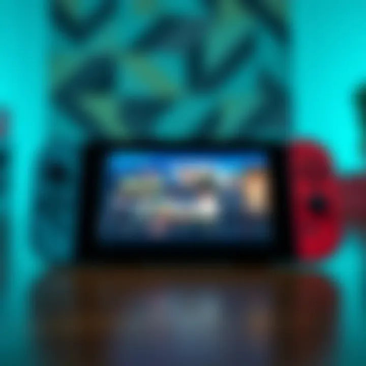 Nintendo Switch 2 console showing various game titles on screen