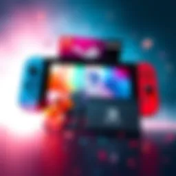 A colorful graphic featuring a Nintendo Switch 2 console and Steam gift cards, inviting participants to join a giveaway contest.