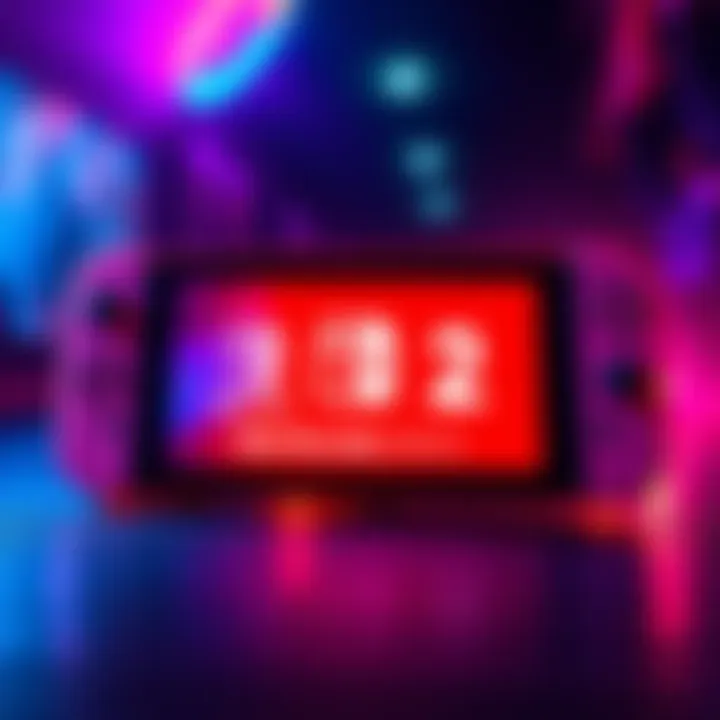 Preview of Nintendo Switch 2 console with pre-order details for April 24, showing console design and promotional graphics.