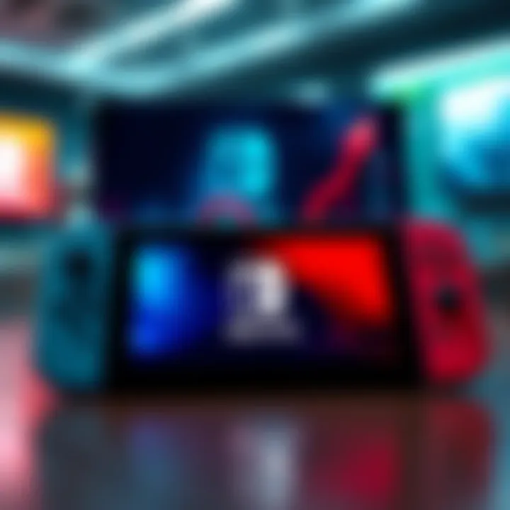 A Nintendo Switch 2 console displayed with a downward trending sales graph in the background, symbolizing the significant sales drop in Japan.